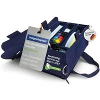 magnetoplan® Moderationskoffer Moderatorentasche ecoAware inkl. Inhalt - 29x18x14,5cm (BxHxT) - Blau