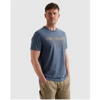 PME LEGEND T-Shirt Short sleeve r-neck single jersey graphic mit Logo Print