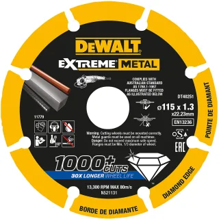 DEWALT EXTREME Metall Diamanttrennscheibe - DT40251-QZ