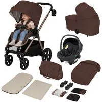 lionelo Kombi-Kinderwagen CARMINE 3IN1, (Set), 3in1/GravelTech/Anti-Reflux/AiryDots/UPF50+