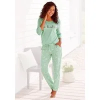 Vivance Dreams by Lascana Pyjama (Set, 2 tlg) mit Gänseblümchen-Druck