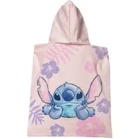 Lilo & Stitch Badeponcho Badeponcho für Kinder Hochwertiger Frottee aus 100 % Baumwolle, Baumwolle