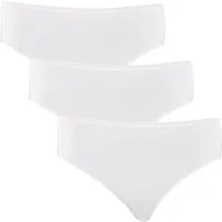 Schiesser Slip Damen-Slip "Cotton Essentials" 3er-Pack Single-Jersey Uni