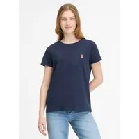 Ragwear T-Shirt ADORI A mit bestickter Optik, aus Baumwolle und Polyester, Regular Fit