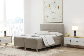 Boxspringbett Schlafzimmerbett RENAN 160x220cm in div. Farbvarianten