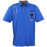 Lavecchia Poloshirt Lavecchia Herren Poloshirt LV-610 (Royalblau, 3XL) Herren Polo Shirt