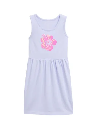 tom tailor kids - Mini-Kleid mit Wendepailletten happy lilac - Gr. - 128/134