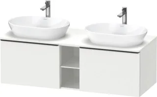 Duravit D-Neo Konsolenwaschtischunterbau wandhängend Weiß Matt 1400x550x459 mm - DE4950BBD180000 DE4950BBD180000