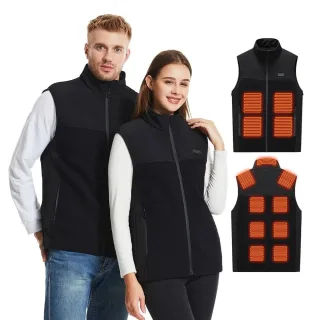 TENGOO HZ-13 13 Areas Heating Vest Zipper Adjustable Size 3-Gears USB Electric Heated Jacket Thermal Winter Warm Outdoor