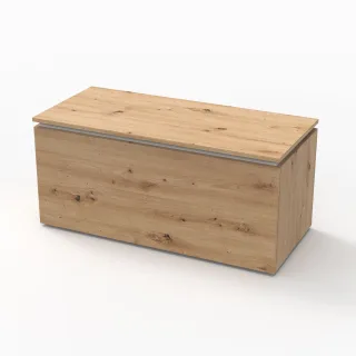 Sanipa Sitztruhe 2morrow (P2500) 451x1000x451 Eiche-Natural-Touch P250085