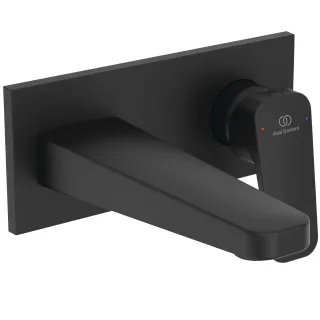 Ideal Standard Wand-Waschtischarmatur Unterputz Ceraplan Ausladung 166mm Silk Black, BD244XG BD244XG