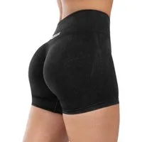 Smilodox Shorts Cetrina, High Waist Push Up Scrunch Hotpants mit hohem Bund Kurze Radlerhose Booty Scrunch Sporthose Fitness Laufen Yoga