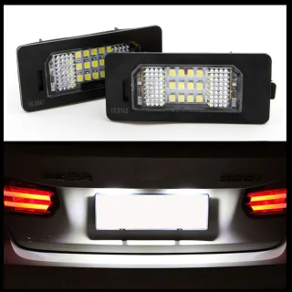 LED PREMIUM Kennzeichenbeleuchtung für BMW F10 F11 F30 F31 F32 F34 F25 F48 E84