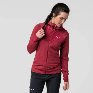 SALEWA - Agner Polarlite Kapuzenjacke Damen - Rot (Gr.40)