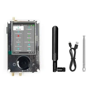 HackRF One PortaPack H4 Kit SDR Transceiver Receiver 1MHz to 6GHz USB Type C SMA Frequency Radio Signal Analysis