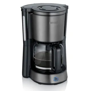 Severin KA 9340 Dark Inox mit Glaskanne