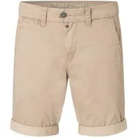 TIMEZONE Chinoshorts Fein mit umgeschlagenem Saum Slim JannoTZ Short