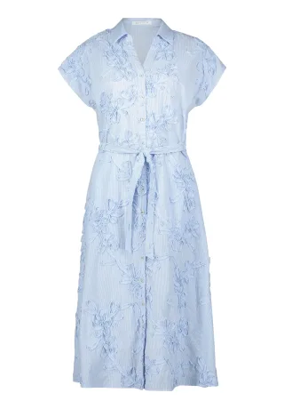 Betty & Co - Sommerkleid Weiß/Hellblau - Gr. - 36