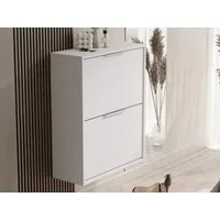 Beautysofa Schuhschrank MUNO mit 2 Türen (verschiedene Farbvarianten zur Auswahl)