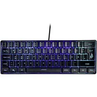 Surefire SureFire 60 % Mechanische RGB–Tastatur, Deutsch 48700 Tastatur (Beleuchtet, Multimediatasten)