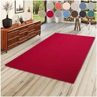 OTTO home Teppich Fortis, Schlinge, Made in Netherlands, rechteckig, Höhe: 5 mm, Uni Farben, gekettelt, auch als Läufer, strapazierfähig, Wohnzimmer