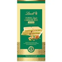 LINDT Schokolade, Lindt Dubai Style Chocolate Tafel weiße Schokolade Packung 145g