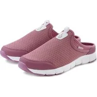 LASCANA Slip-On-Sneaker, Sneaker Halbschuh, Freizeitschuh, Sabot, Clogs aus leichtem Mesh-Material