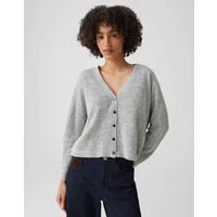 OPUS 3/4-Arm-Shirt mit Mélange Effekt Softes Material für entspannte Everyday Styles
