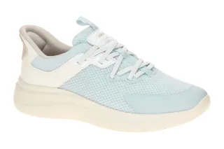 Geox D670JB PLUMMERY PLUS - Donna Damen Slipper blau/wei? - FASTin System