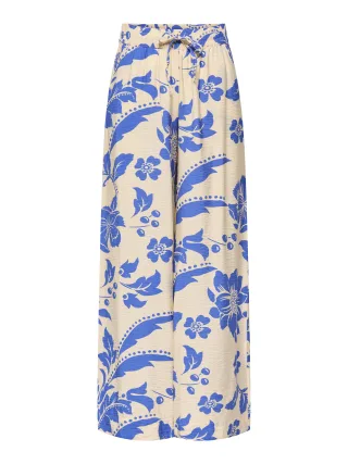 JDY - JDYTROYA LIFE MW PALAZZO PANT WVN DIA Creme - Gr. - 32