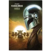 PYRAMID Poster The Mandalorian & Grogu Poster Sunset 61 x 91,5 cm