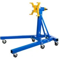 MSW Getriebeheber Motorständer Getriebehalter 900kg 360° drehbar 6 Rollen einstellbar