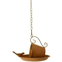 HTI-Living Vogeltränke Vogelfutterstation Tasse mit Vogel 0 l, Futterhaus