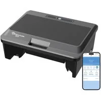 EVERCROSS BOT Poolroboter Y9T Pool Skimmer, intelligente Pfadplanung, Tasten & App-Bedienung, (automatisches Andocken, Tasten & App-Bedienung, max 140), Solaraufladung
