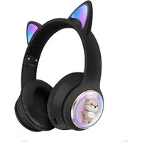 KINSI Bluetooth-Kopfhörer mit RGB-Beleuchtung,faltbarem Kopfhörer Over-Ear-Kopfhörer (HiFi-Klangqualität,faltbares Design)