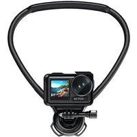 Wigento Für DJI GoPro Insta360 Action Kamera Rotierbare Nackenhalterung Zubehör Drohne