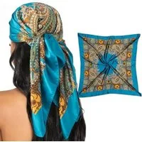 Coonoor Halstuch 90x90cm Kopftuch Bandanas Haartuch für Damen