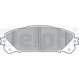 Delphi Bremsbel?ge vorne Lexus Suzuki Toyota