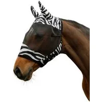Kerbl Pferde-Fliegendecke Kerbl Fliegenschutzmaske Zebra mit Ohrenschutz 326114