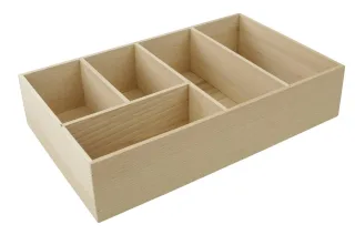 Fackelmann Schubladen-Box Buche 20x7x32 cm, 86891 86891