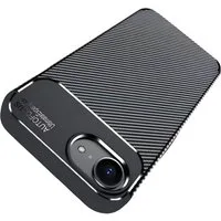 AVANA Handyhülle für iPhone 17e / 16e Hülle Silikon Schutzhülle Case Bumper Slim Case, Carbon Optik