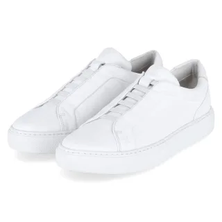 Lloyd Low Sneaker METRO  Weiß - Gr. 42 -  Echt Leder
