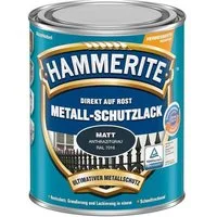 Hammerite  Metallschutzlack Anthrazitgrau matt / 22836, hochgradig Witterungsbeständig, Wasserabweisend