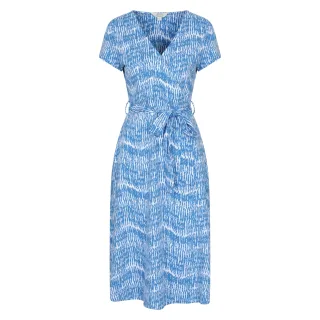 Mountain Warehouse - "Santorini" Midikleid Wickel für Damen (Leuchtendes Blau)