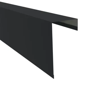 Aluminium Ortgangblech | für Stehfalz Panel | verschiedene Maße | Länge 2000 mm