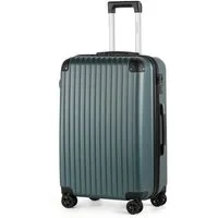 TAN.TOMI Hartschalen-Trolley Handgepäck Koffer ABS Hartschale Trolley Business-Koffer, Verstärkte Ecken, sicheres 3-stelliges Zahlenschloss 56/66/76 cm