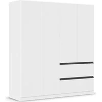 rauch Drehtürenschrank Kleiderschrank Schrank Garderobe COSTA in den Breiten 91/136/181 cm (in 3 Ausstattungen BASIC/CLASSIC/PREMIUM) viel Platz, grifflose Front und Push-to-Open Funktion MADE IN GERMANY