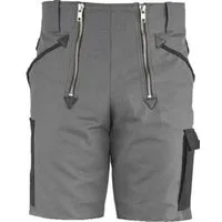 JOB Arbeitshose Zunft Shorts Grau – Canvas Shorts mit Cordura® Taschen