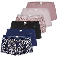 sloggi Panty 6er Pack GO Crush (Spar-Set) Short Slip - Baumwolle - Atmungsaktiv - Komfortabel und atmungsaktiv