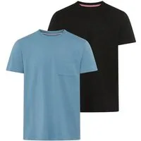 Man's World Rundhalsshirt Neue Kollektion! Regular Fit, kurzarm, mit Brusttasche, unifarben